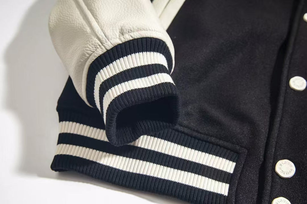 LOUIS VUITTON LV Signature Varsity Blouson Black White