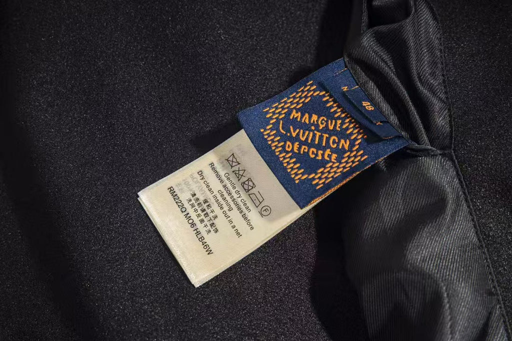 LOUIS VUITTON LV Signature Varsity Blouson Black White