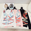 HERMES 25S Cardigan Tencel Knit Fabric with Rayon Fabric