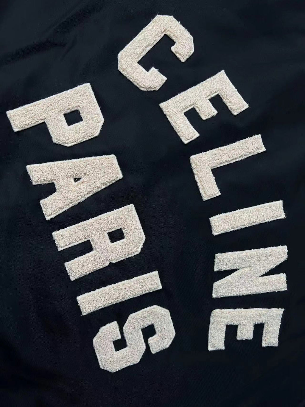 CELINE Celine Jackets C Logo Black White Mix Grey Cotton