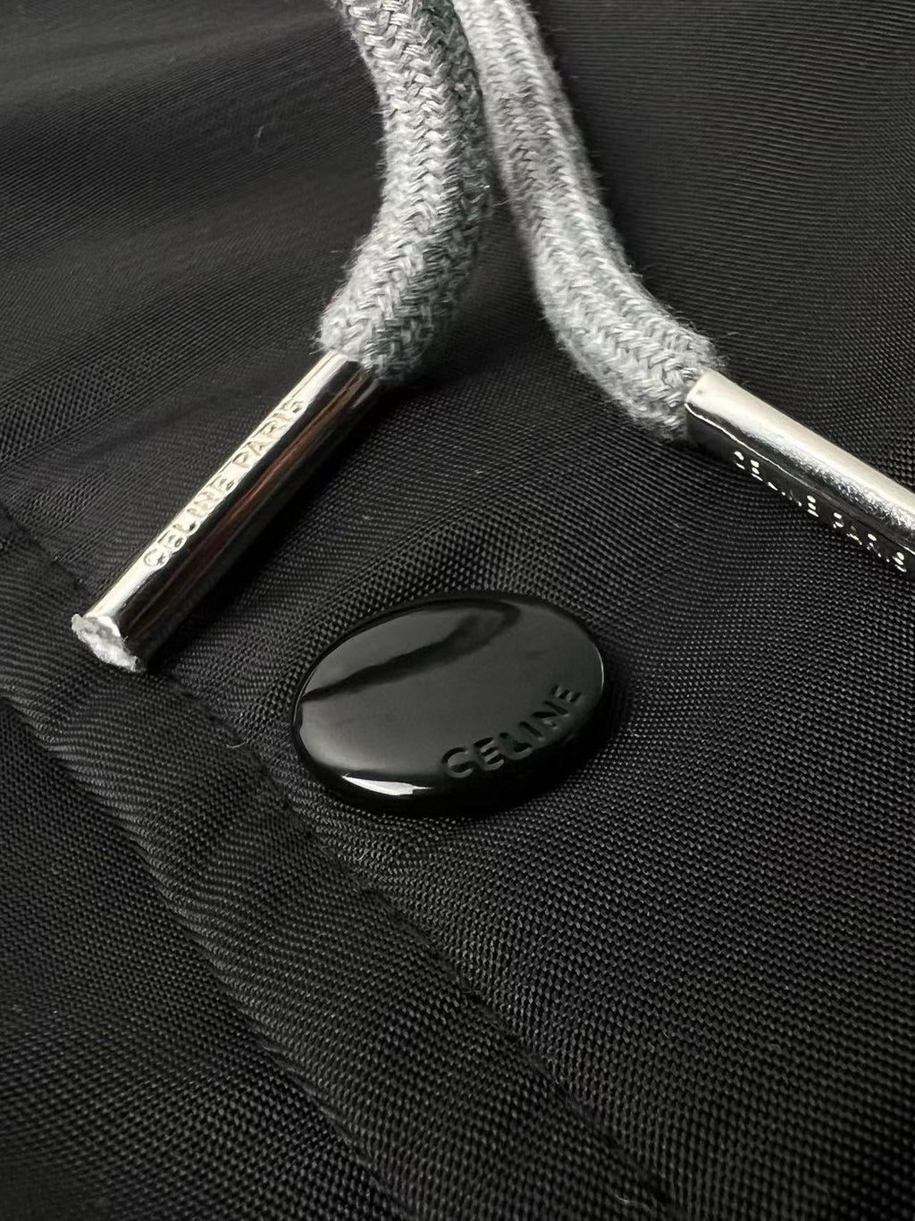 CELINE Celine Jackets C Logo Black White Mix Grey Cotton