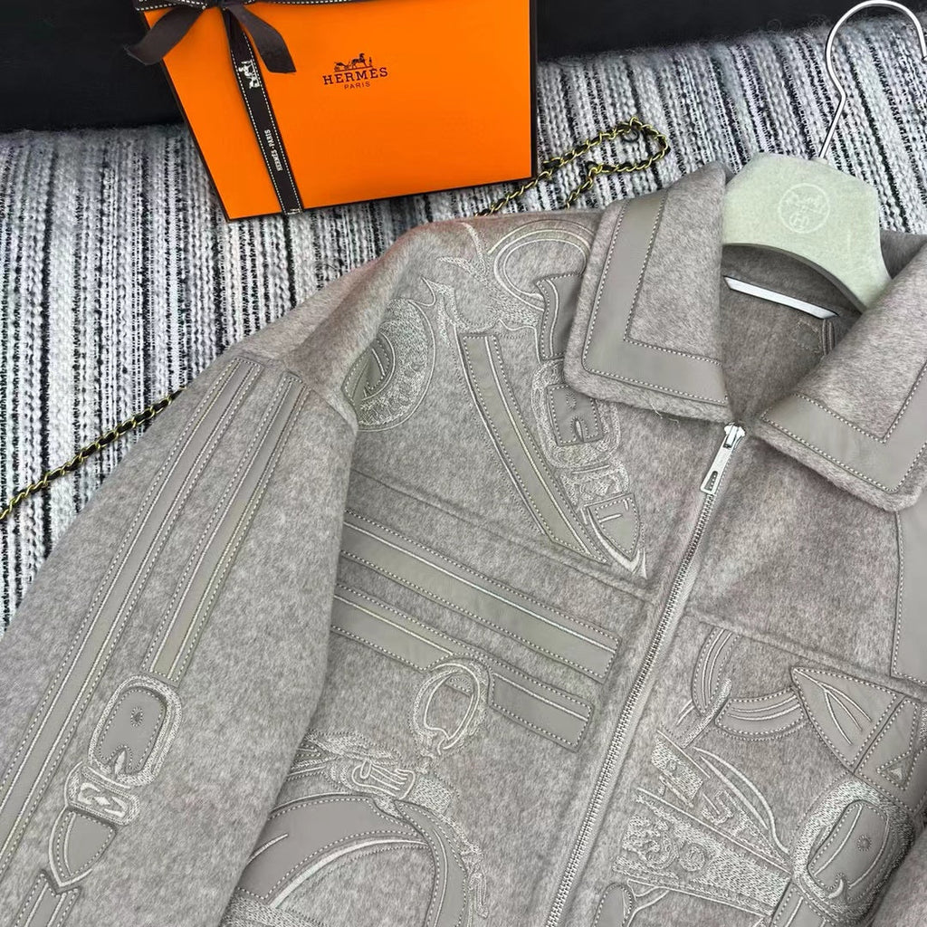 HERMES Hm Jacket Cashmere