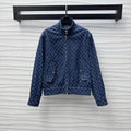 GUCCI Blue Denim Bomber Jacket