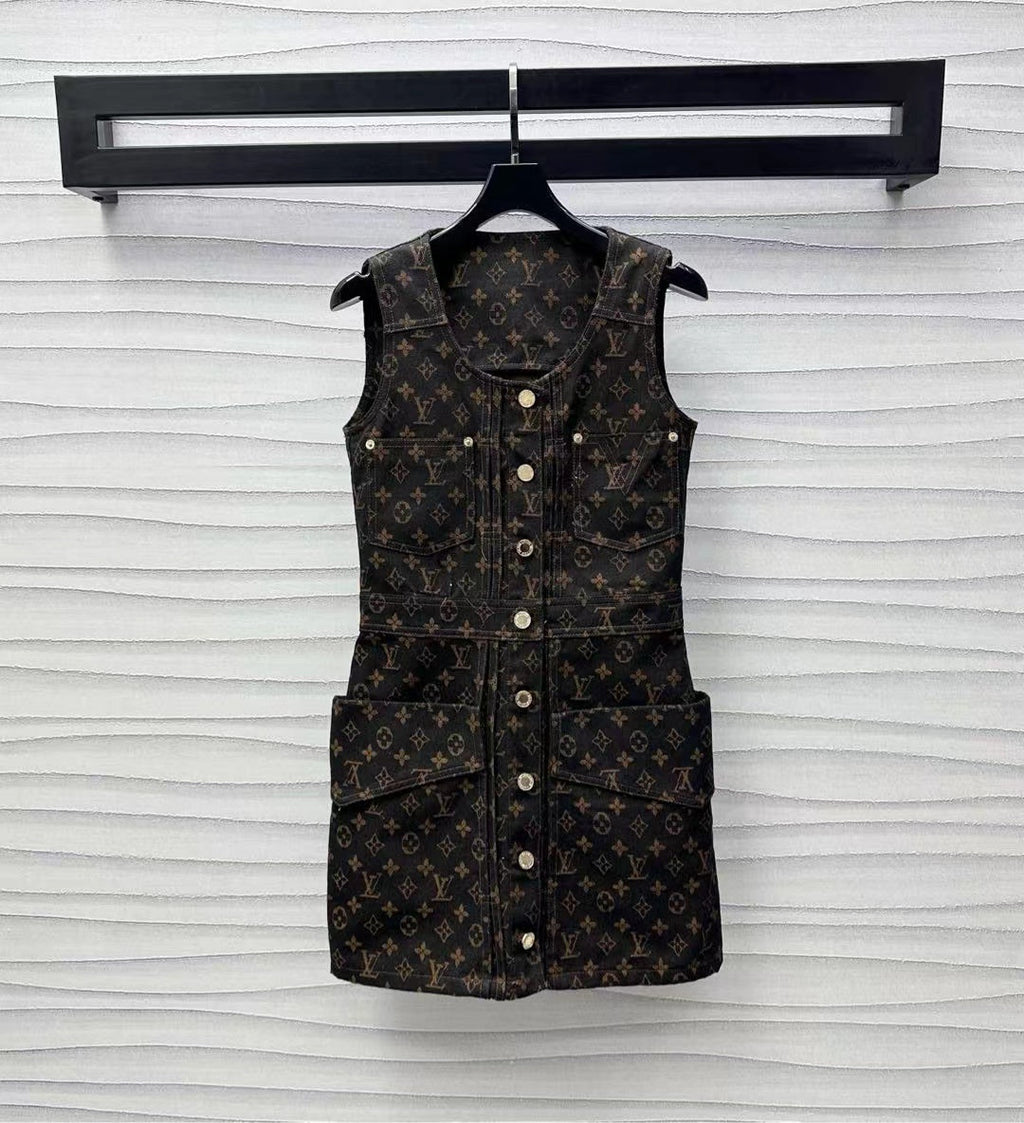 LOUIS VUITTON LV Monogram Denim Set