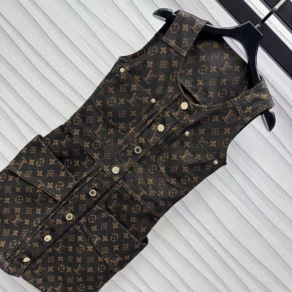 LOUIS VUITTON LV Monogram Denim Set