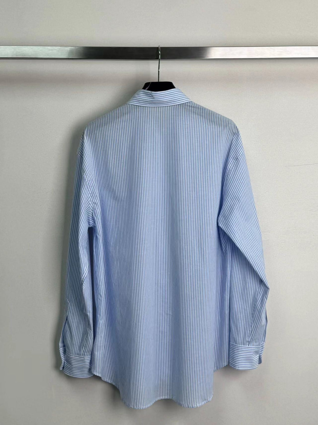 CELINE Celine Shirt Blue White Cotton