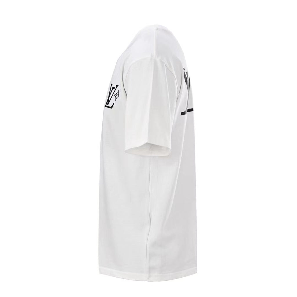 LOUIS VUITTON LV Lovers T-Shirt White Cotton