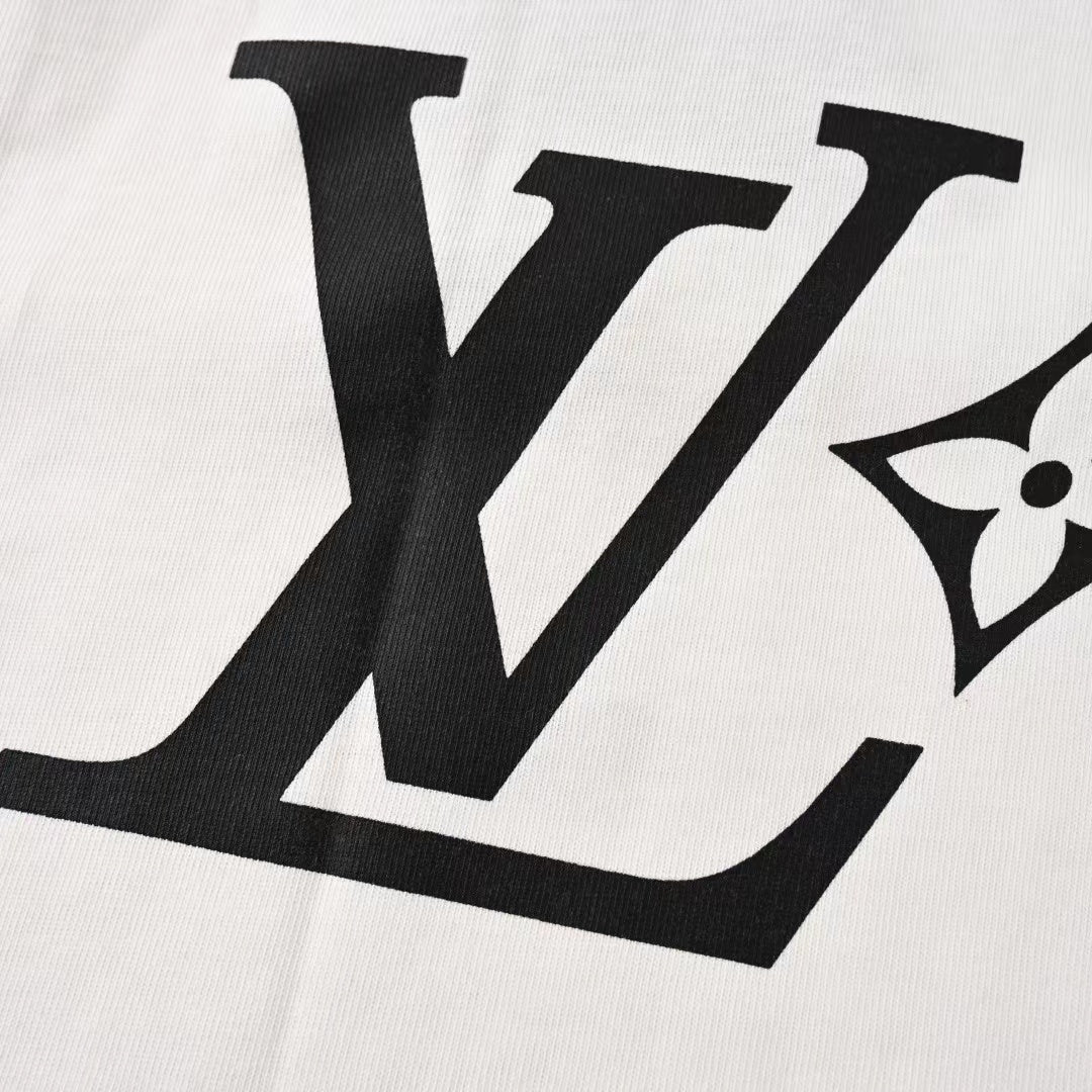LOUIS VUITTON LV Lovers T-Shirt White Cotton