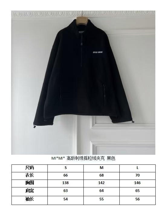 MIUMIU JACKET IN BLACK WOOL