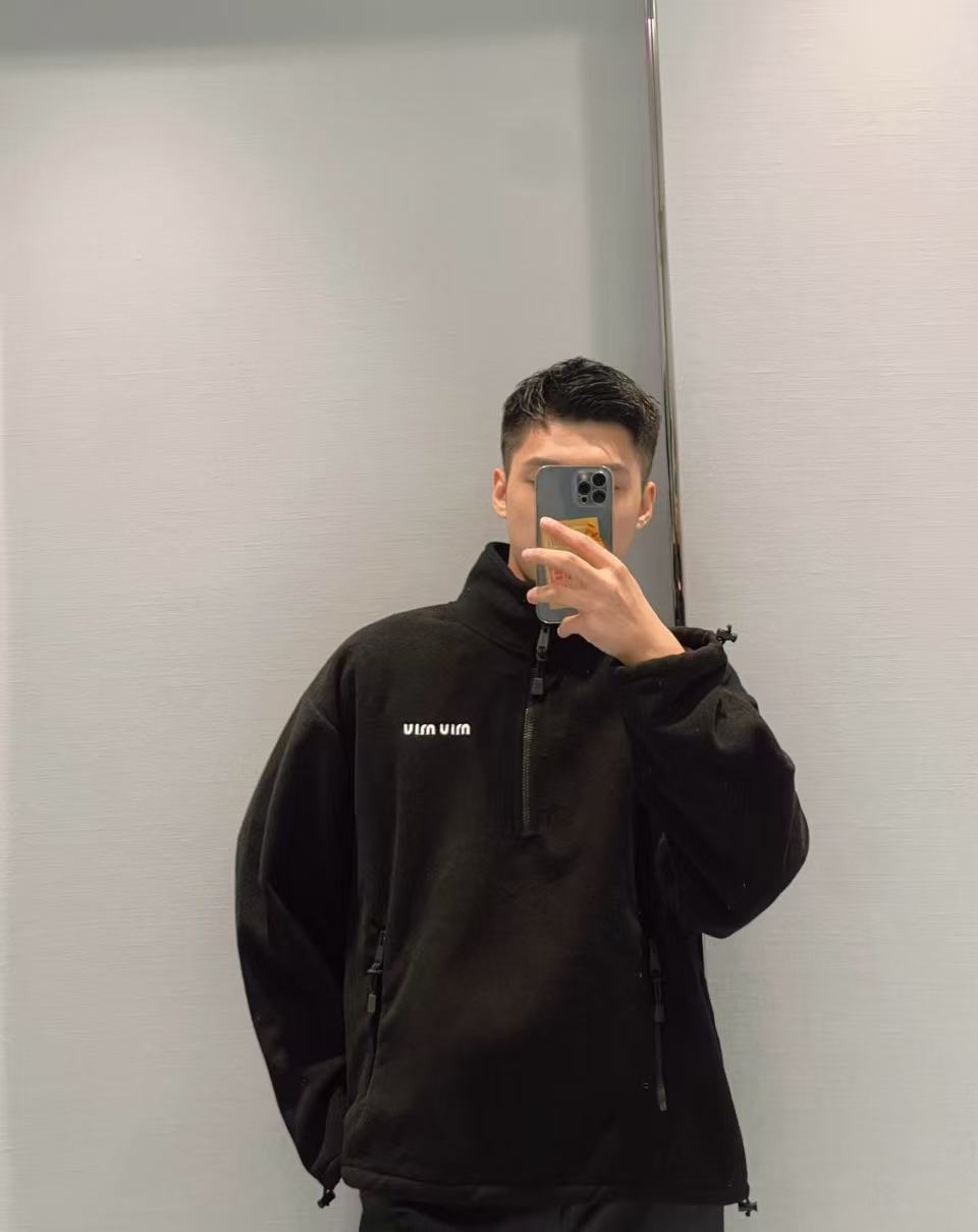 MIUMIU JACKET IN BLACK WOOL