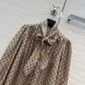 GUCCI SHIRT IN BEIGE MIX BROWN