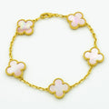 Van Cleef & Arpels CLOVER BRACELET 5 MOTIF MOP