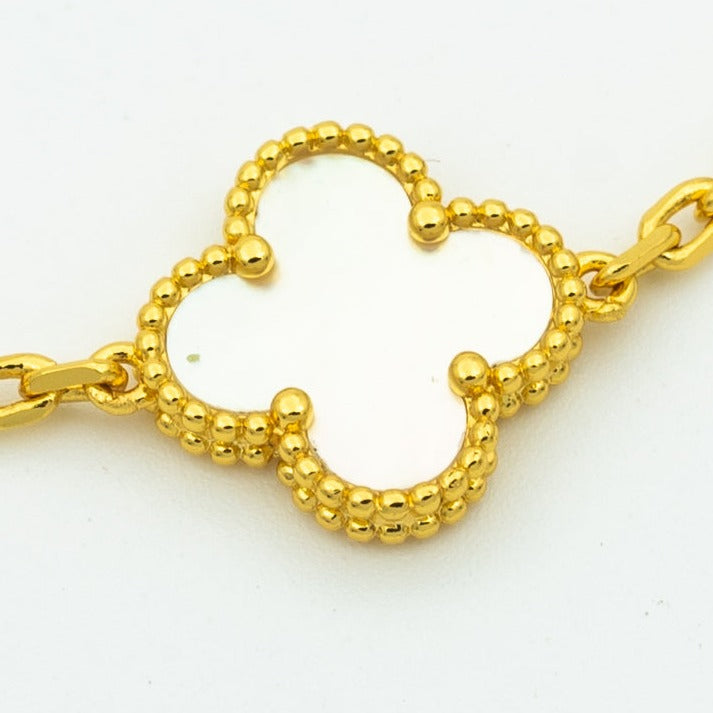 Van Cleef & Arpels CLOVER BRACELET 5 MOTIFS ONYX MOP