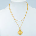 Van Cleef & Arpels VINTAGE CLOVER PEDANT NECKLACE GOLD
