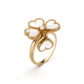 Van Cleef & Arpels SWEET CLOVER WHITE MOP RING