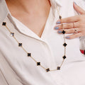 Van Cleef & Arpels CLOVER 20 MOTIFS ONYX GOLD