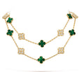 Van Cleef & Arpels CLOVER 20 MOTIFS MALACHITE DIAMOND GOLD