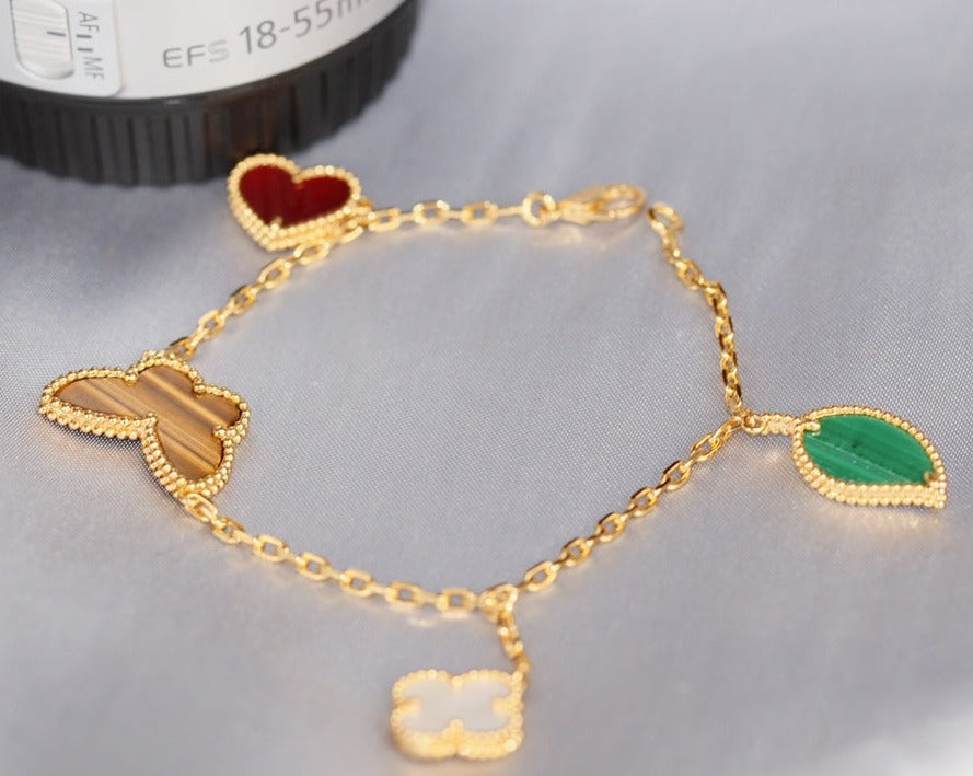 Van Cleef & Arpels LUCKY BRACELET 4 MOTIF MOP