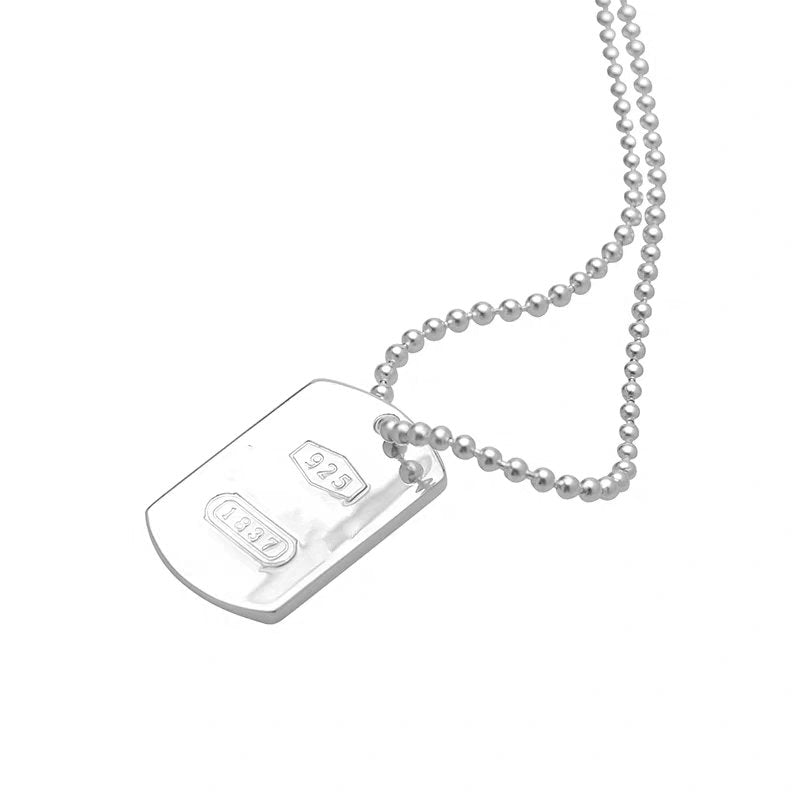 TIFFANY DOG TAG NECKLACE