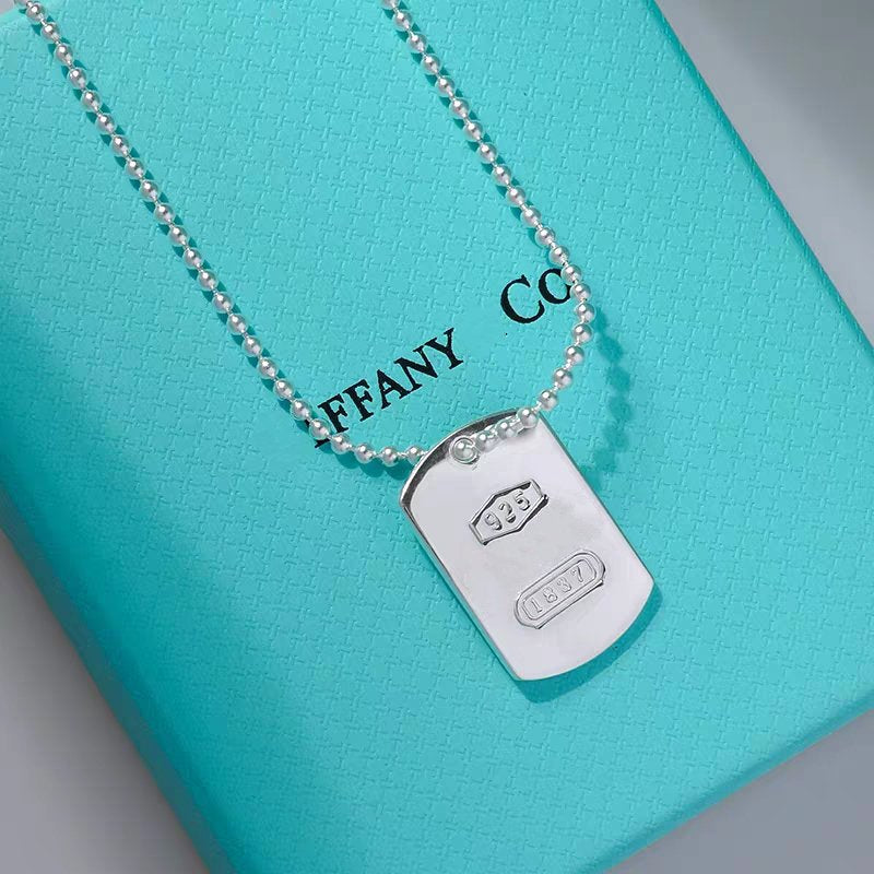 TIFFANY DOG TAG NECKLACE
