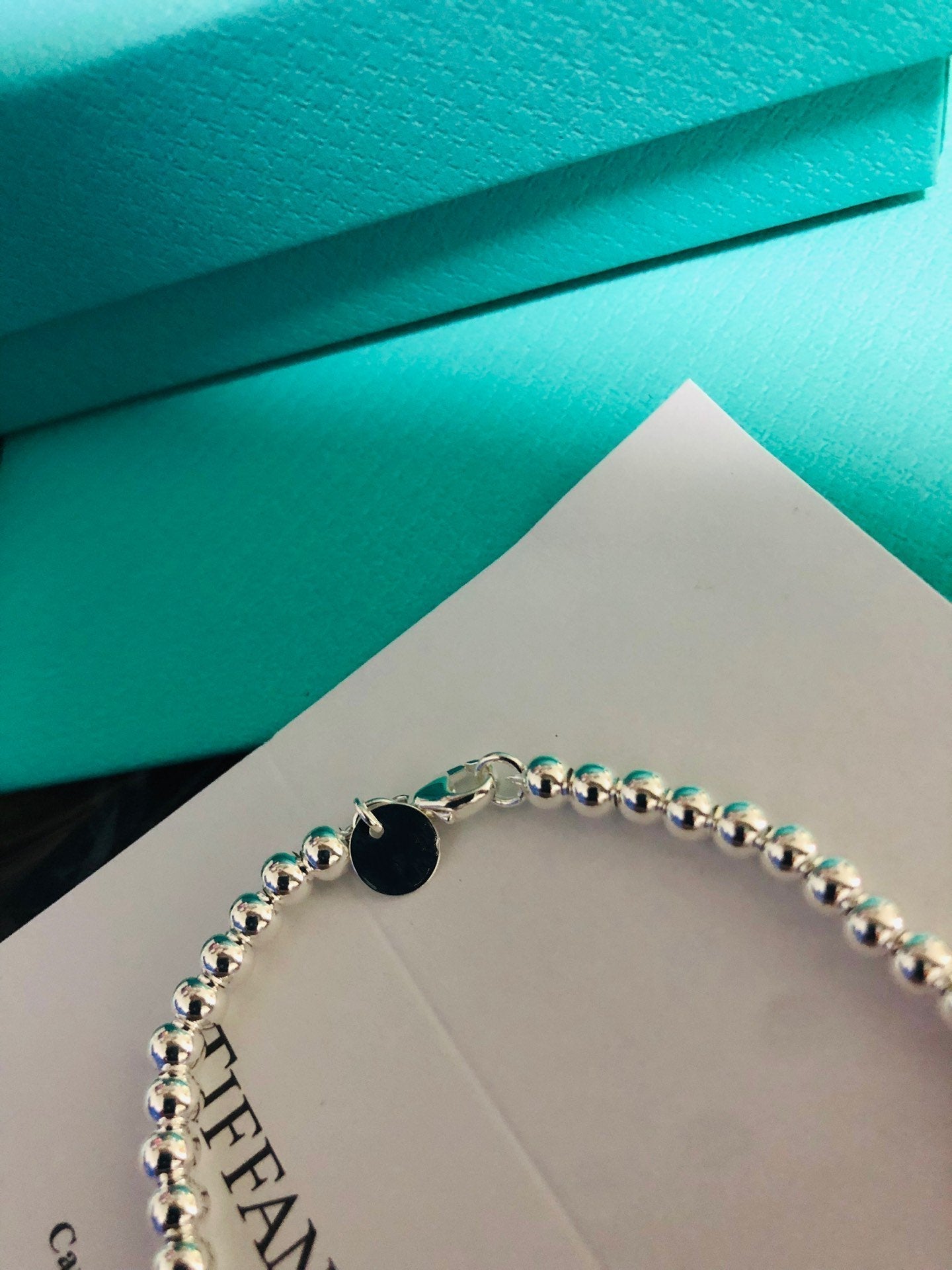 TIFFANY LOVE TIFFANY RED HEART TAG BEAD BRACELET