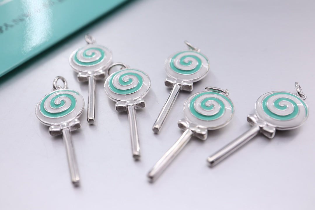 TIFFANY STERLING SILVER LOLLIPOP NECKLACE