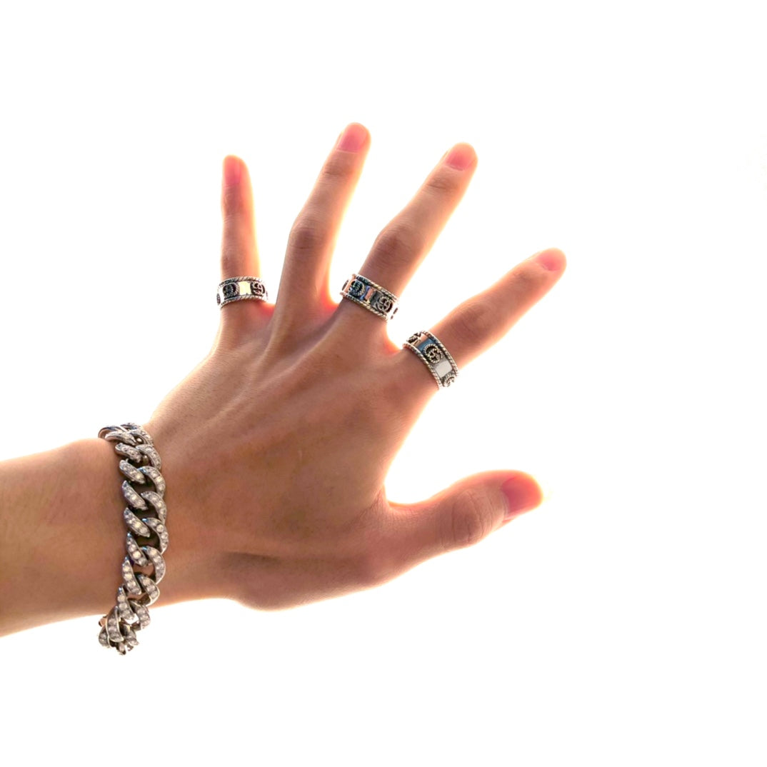 GUCCI MARMONT STERLING SILVER RING