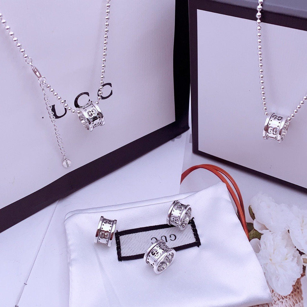 GUCCI NECKLACE ICON WHITE GOLD