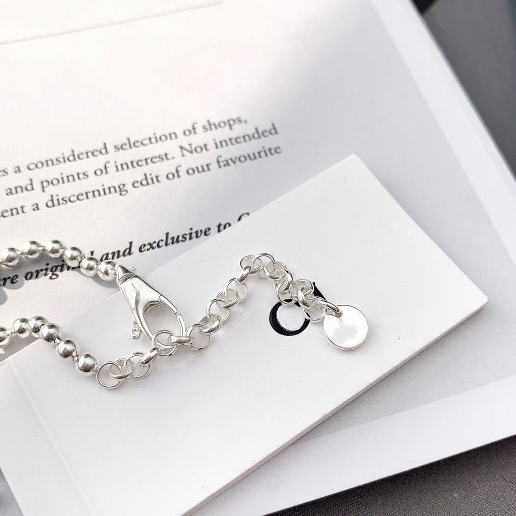 GUCCI INTERLOCKING NECKLACE G PENDANT STERLING SILVER