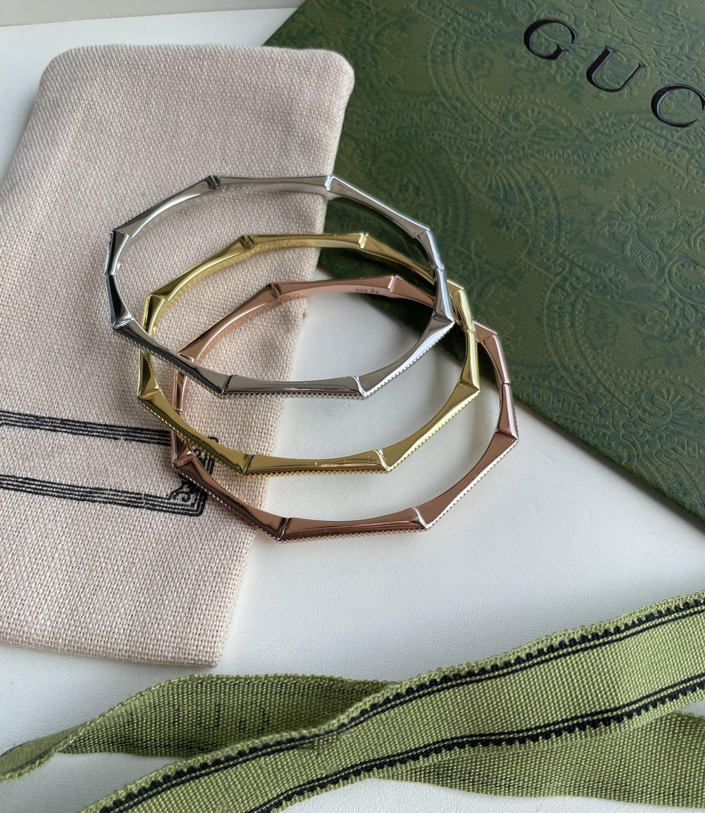 GUCCI LINK TO LOVE STUDDED BRACELET