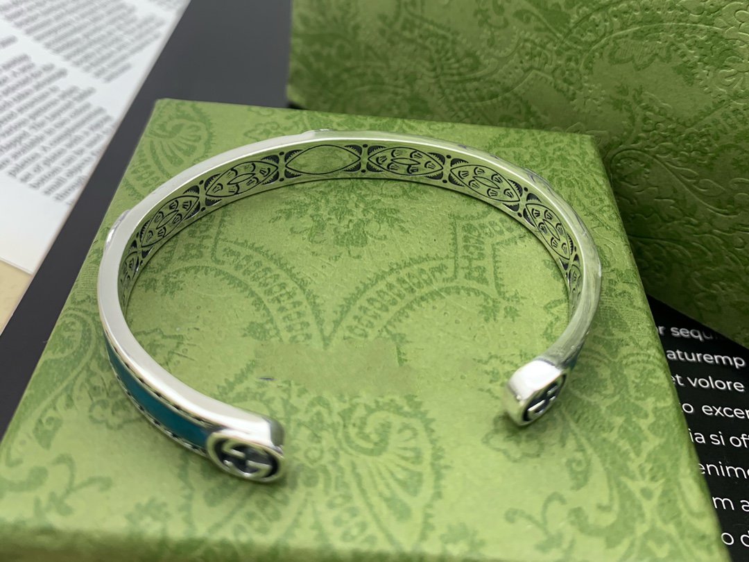GUCCI TURQUOISE ENAMEL BRACELET