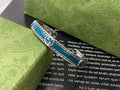 GUCCI TURQUOISE ENAMEL BRACELET