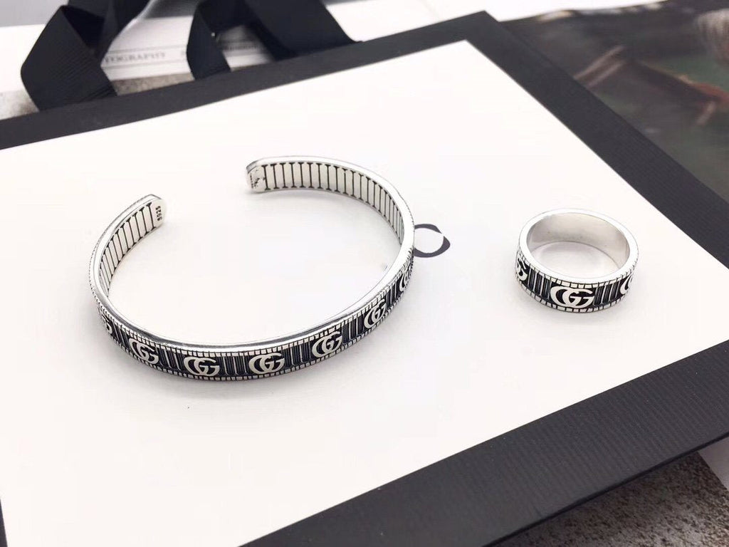 GUCCI BRACELET DOUBLE G SILVER