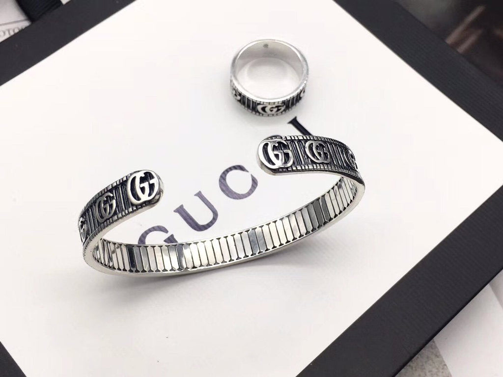 GUCCI BRACELET DOUBLE G SILVER