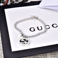 GUCCI BOULE PLATED SILVER CHARM BRACELET