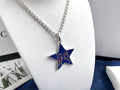 GUCCI GHOST STAR PENDANT IN MIDNIGHT BLUE