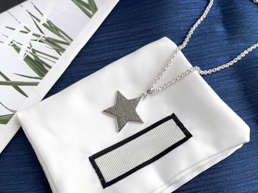 GUCCI GHOST STAR PENDANT IN MIDNIGHT BLUE
