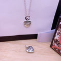 GUCCI BLIND FOR LOVE STERLING SILVER HEART PENDANT NECKLACE