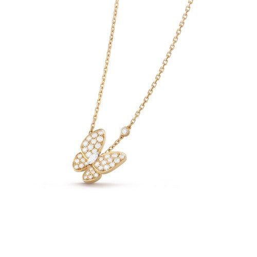 Van Cleef & Arpels BUTTERFLY DIAMOND NECKLACE