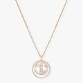 LUCKY MOVE MM NACRE BLANCHE DIAMOND NECKLACE
