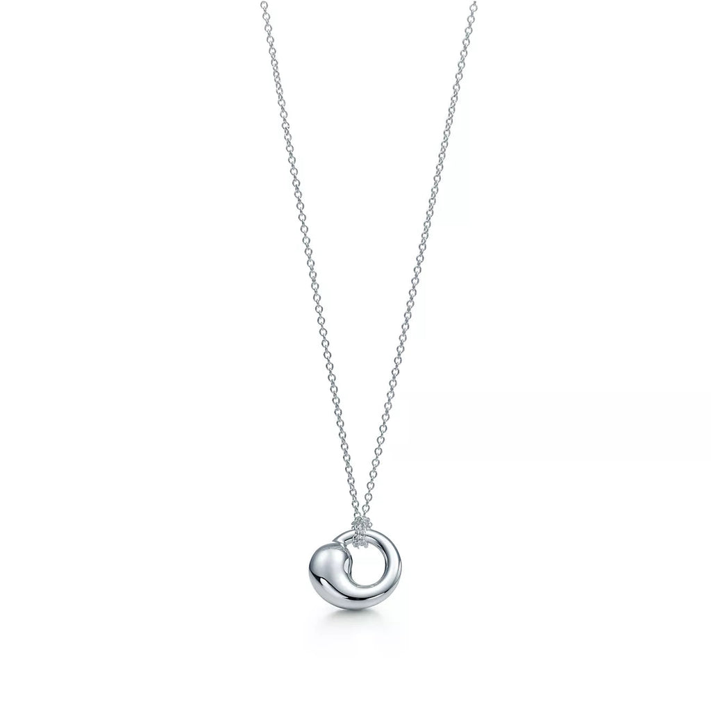 TIFFANY SNAIL PEDANT SILVER NECKLACE