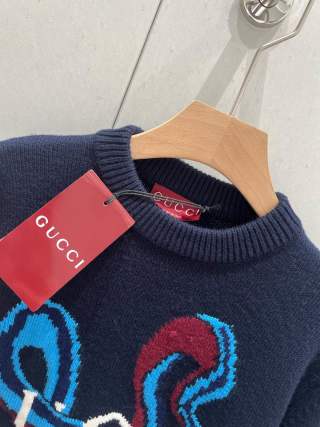 GUCCI Gucci 25 Round Neck Knitted Sweater Wool 209540