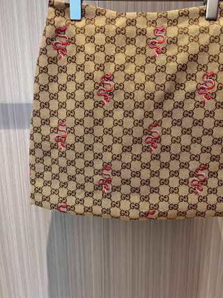 GUCCI Gucci Beige Polyester Fiber