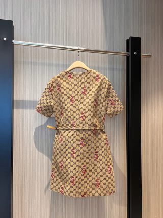 GUCCI Gucci Beige Polyester Fiber