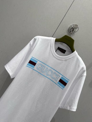 GUCCI Gucci 25 Print Short Sleeve T-shirt Cotton