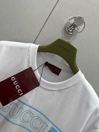 GUCCI Gucci 25 Print Short Sleeve T-shirt Cotton