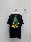 Loewe 25 Floral Round Neck Short-sleeved T-shirt Cotton