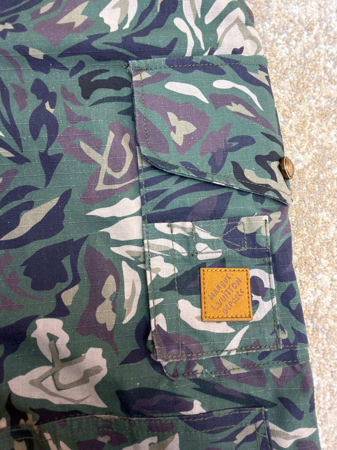 LOUIS VUITTON LV 25S PATCHWORK CARGO PANTS 0158