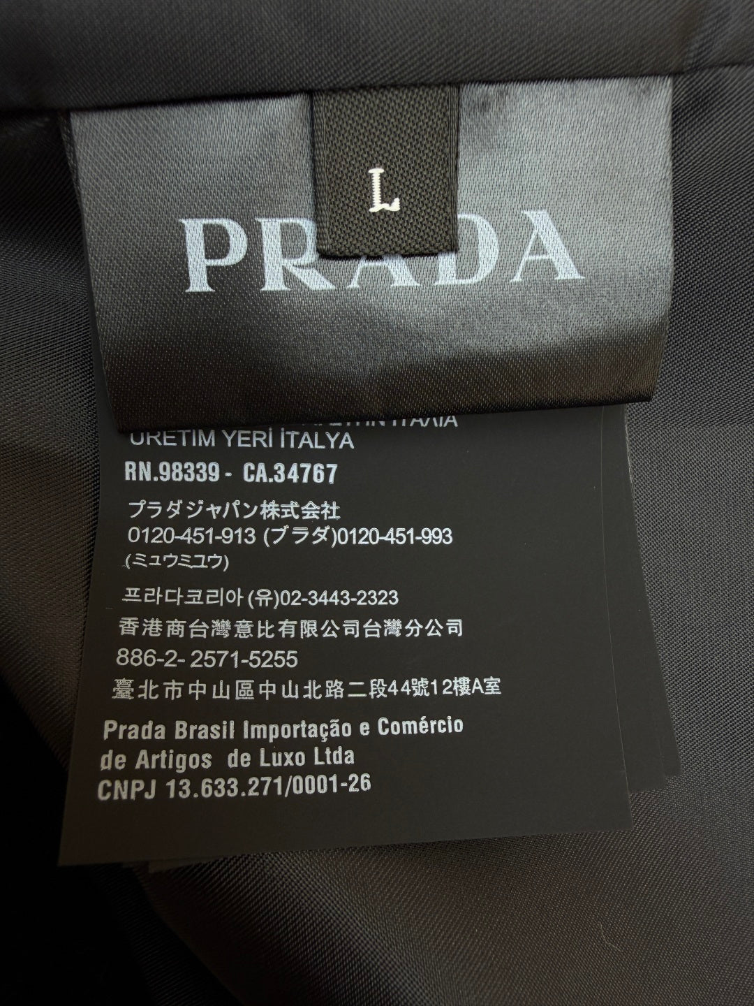 PRADA 25S VELVET JACKET 466