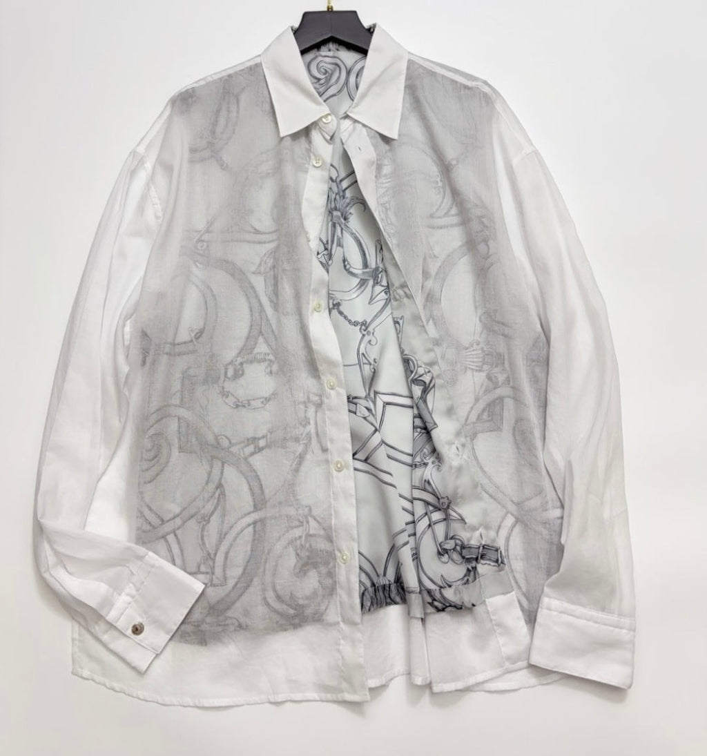 HERMES 25S LONG-SLEEVE SHIRT 388
